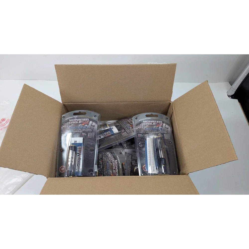 12 Monster Cable Prolink single adapter female mono 1/8